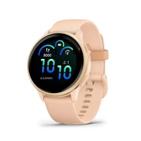ガーミン vivoactive 6 Pink Dawn / Pink Dawn Metallic GPS スマートウォッチ GARMIN AMOLED ヘルスケア 睡眠機能 スマートウォッチ vivoactive6 010-02985-33データ管理も安心 信頼 GARMIN