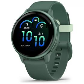 GARMIN｜ガーミン vivoactive 6 （ヴィヴォアクティブ 6） GPSスマートウォッチ Jasper Green / J. Green Metallic 010-02985-32【Suica対応】