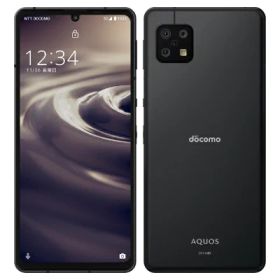 【ネットワーク利用制限−】AQUOS sense6 SH-54B ブラック【docomo版 SIMフリー】 SHARP 当社6ヶ月保証 未使用 イオシス