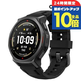 アマズフィット T-Rex 3 Pro 44mm 充電式クォーツ スマートウォッチ ブランド メンズ レディース チタン Bluetooth Amazfit SP170079-C239 デジタル ブラック タクティカルブラック 黒