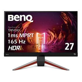 【中古】ベンキュージャパン BenQ MOBIUZ EX2710Q ゲーミングモニター (27インチ/165Hz/IPS/WQHD/1ms/HDRi/HDR400/FreeSync Premium 2.1ch treVoloスピーカー/高機能スタンド/ゲームモード(FPS/RPG/レーシング)