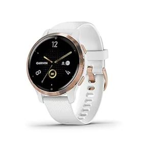 【中古】GARMIN(ガーミン) スマートウォッチ GPS Venu 2S White/Rose Gold【日本正規品】 010-02429-63 小