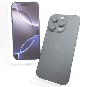 【SIMフリー】iPhone16 Pro 128GB ブラックチタニウム 電池99％