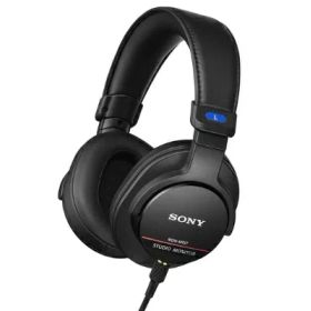 SONY｜ソニー ヘッドホン MDR-M1ST ブラック [オーバーヘッド型 /φ6.3mm 標準プラグ][スタジオ モニター ヘッドホン MDRM1ST]