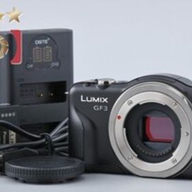 【中古】Panasonic パナソニック LUMIX DMC-GF3 エスプリブラック ミラーレス一眼カメラ シャッター回数僅少