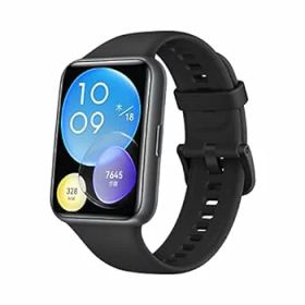 【中古】HUAWEI WATCH FIT2 スマートウォッチ 心拍計 ミッドナイトブラック【日本正規代理店品】