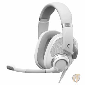 【クーポン配信中】EPOS エポス H6Pro ヘッドフォン マイク付きオープンアコースティックゲーミングヘッドセット 軽量で快適なデザイン Xbox PS4 PS5 PCヘッドセット ホワイト