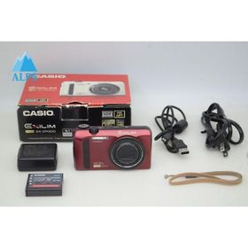 美品 CASIO カシオ HIGH SPEED EXILIM EX-ZR300 コンパクトデジタルカメラ レッド 元箱付 251204g【アルプスカメラ】