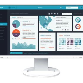 EV2490-WT 「直送」【代引不可・他メーカー同梱不可】 EIZO ＜FlexScan＞23.8インチカラー液晶モニター(1920x1080/USB Type-C(DisplayPort Alt Mode、HDCP 1.3)DisplayPort(H