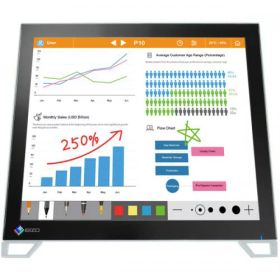 EIZO(エイゾー) FDS1783T-LGY 43cm（17.0）型タッチパネル装着カラー液晶モニター DuraVision FDS1783T-L セレーングレイ