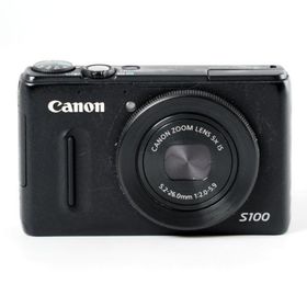 Canon キヤノン デジタルカメラ PowerShot S100 ブラック PSS100(BK) 1210万画素 広角24mm 光学5倍ズーム 3.0型TFT液晶カラーモニター #13677