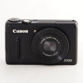 Canon キヤノン デジタルカメラ PowerShot S100 ブラック PSS100(BK) 1210万画素 広角24mm 光学5倍ズーム 3.0型TFT液晶カラーモニター #13577