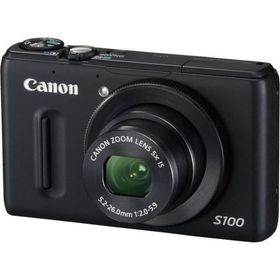 Canon デジタルカメラ PowerShot S100 ブラック PSS100(BK) 1210万画素 広角24mm 光学5倍ズーム 3.0