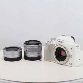 ソフマップ 〔中古品〕 EOS Kiss M ダブルレンズキット ホワイト【297】