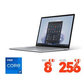 新品 開封未使用品ノートパソコン 15型 Surface Laptop 5 RBZ-00020 [プラチナ] 第12世代 インテル Core i7 1265U メモリ:8GB DDR5 SSD：256GB Win11 Pro 顔認証