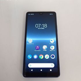 【質みなみ】☆Z698☆au☆XperiaAce III SOG08 ブルー 白ロム