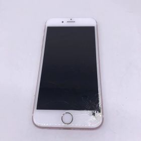 25au 中古 画面割れ iPhone6S ピンク ジャンク