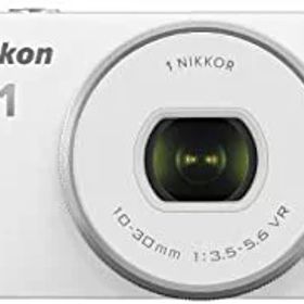 【中古】Nikon ミラーレス一眼 Nikon1 S2 標準パワーズームレンズキット ホワイト S2PLKWH