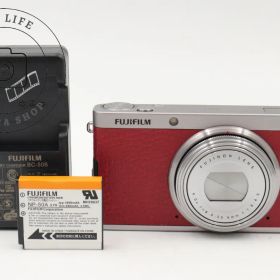 極上品☆FUJIFILM 富士フイルム XF1 コンパクトデジタルカメラ レッド ###17012