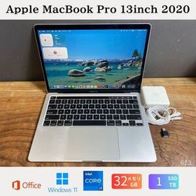 ［訳あり/お買い得］Apple MacBook Pro13インチ 2020/Core i7 / メモリ32GB / SSD1TB / Windows / Office2024/ US配列キーボード/Ri623