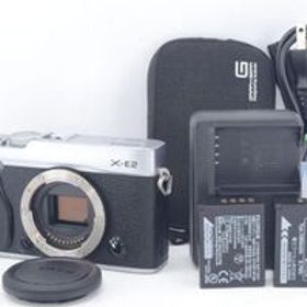 良品★FUJIFILM フジフィルム X-E2 ボディ シルバー 1630万画素 ミラーレス一眼カメラ R5445