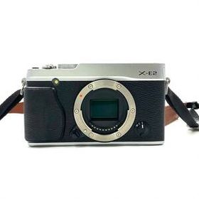 【全額返金保証】【最速発送】FUJIFILM デジタル一眼 X-E2 ボディ シルバー 動作確認済