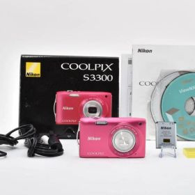 極美品 ニコン Nikon COOLPIX S3300 ピンク ＃A514