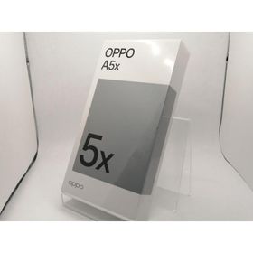 【未使用】Oppo 国内版 【SIMフリー】 OPPO A5x 4GB 128GB ホワイト【横浜】保証期間３ヶ月