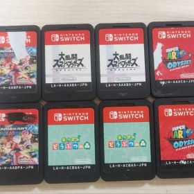 スイッチソフト あつ森２枚マリカー8 ２枚 スマブラ２枚 マリオオデッセイ２枚