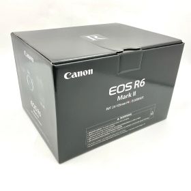 【全額返金保証】【最速発送】Canon デジタル一眼 EOS R6 Mark II RF24-105L IS USM レンズキット ブラック 新品未開封 即納OK