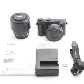 Nikon ミラーレス一眼 Nikon1 J5 ダブルズームキット ブラック J5WZBK