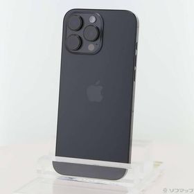 〔中古〕Apple(アップル) iPhone16 Pro Max 1TB ブラックチタニウム MYWQ3J／A SIMフリー〔258-ud〕