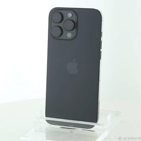 〔中古〕Apple(アップル) iPhone16 Pro Max 256GB ブラックチタニウム 3N528J／A SIMフリー〔262-ud〕