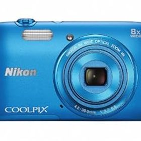 Nikon デジタルカメラ COOLPIX S3600 8倍ズーム 2005万画素 コバルトブルー S3600BL(中古品)