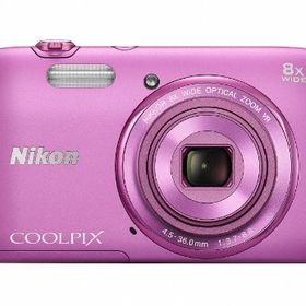 Nikon デジタルカメラ COOLPIX S3600 8倍ズーム 2005万画素 アザレアピンク(中古品)