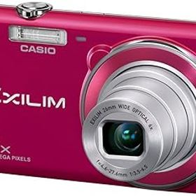 【中古】CASIO デジタルカメラ EXILIM 1610万画素 6倍 レッド EX-ZS20RD