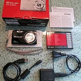 【中古】(良い)CASIO デジタルカメラ EXILIM 1610万画素 6倍 ブラック EX-ZS20BK
