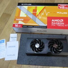 即決送料無料 美品 保証付 SAPPHIRE PULSE AMD Radeon RX 7800 XT 16GB RTX4070TI RX9060XT