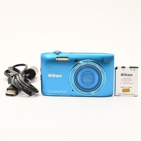 ＜良品＞ Nikon COOLPIX S3600 コバルトブルー｜2005万画素｜光学8倍ズーム｜動作良好