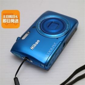 美品 COOLPIX S3600 コバルトブルー 即日発送 デジカメ ニコン 本体 あすつく 土日祝発送OK