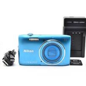 ニコン Nikon COOLPIX S3600 Digital Camera 20.0MP 8x Zoom Blue 動作確認済 2677212