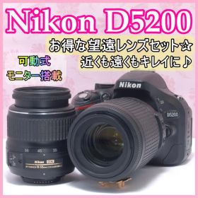 ⭐️軽量＆コンパクト⭐️Nikon D5200 ニコン デジタル一眼レフ