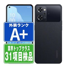 A301OP OPPO Reno9 A ナイトブラック SIMフリー ワイモバイル 中古 スマホ 本体 ほぼ新品 7日間返品OK あすつく a301opbk9mtm