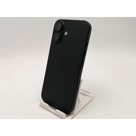 【中古】Apple 国内版 【SIMフリー】 iPhone 16 128GB ブラック MYDQ3J/A【ECセンター】保証期間１ヶ月【ランクA】