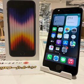 【修理店清掃済】iPhone SE3 64GB ブラック SIMロック解除済