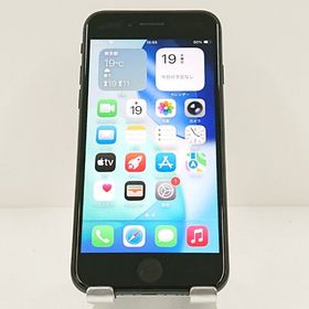 iPhoneSE 第3世代 64GB au ミッドナイト c18185