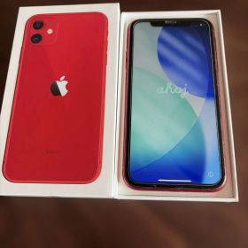 iPhone 11 レッド 本体と箱・中身全て有 電源ケーブル付き【美品】