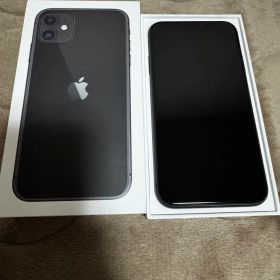 Apple iPhone 11 ブラック 64GB 初期化済み 本体 箱あり