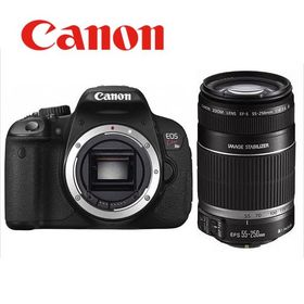 キヤノン Canon EOS Kiss X6i EF-S 55-250mm 望遠 レンズセット 手振れ補正 デジタル一眼レフ カメラ 中古