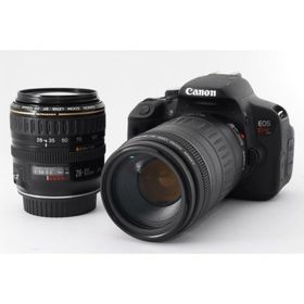 キヤノン Canon EOS Kiss X6i 標準&amp;望遠ダブルズームセット 美品 ストラップ、